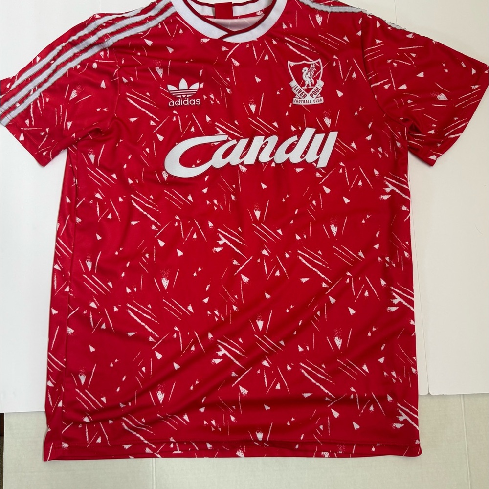 Adidas Red Liverpool FC Candy Jersey - Barnes 10